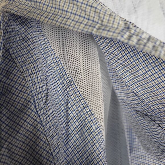 Exofficio Insect Shield Shirt Men's XL Blue Plaid Vented Fishing Hiking Outdoor - Picture 11 of 11